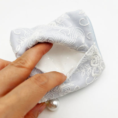 Sweetheart Lace Collection: Makeup Pouch, Jewelry Roll & Multi-Function Wallet