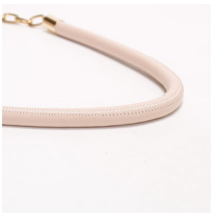 Peach Oolong French Style Baguette Underarm Bag for Women, Niche Unique High-End Texture Handbag, Versatile Chain Crossbody & Single Shoulder Bag