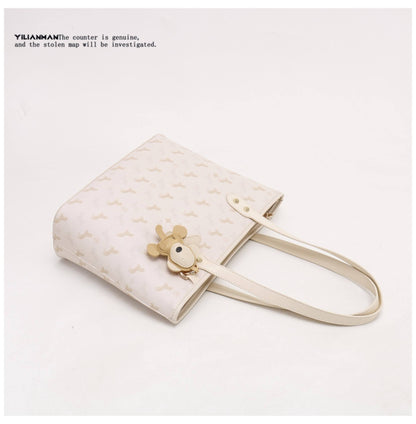 Women's Large Capacity Daily Commute Tote Bag, Spacious Shoulder Handbag for Work & Everyday Use