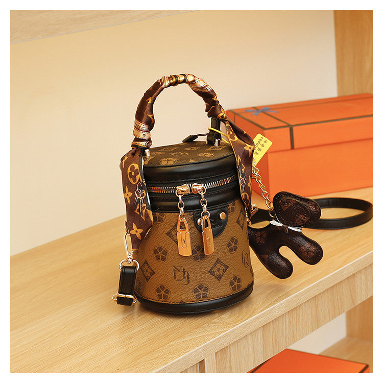 Women's Stylish Small Trendy Crossbody Bag, Spring & Summer Versatile Bucket Bag, Premium Texture Shoulder & Crossbody Handbag