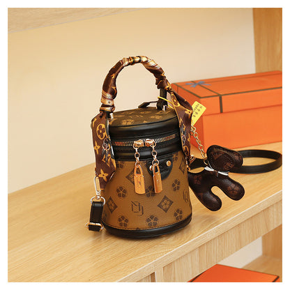 Women's Stylish Small Trendy Crossbody Bag, Spring & Summer Versatile Bucket Bag, Premium Texture Shoulder & Crossbody Handbag