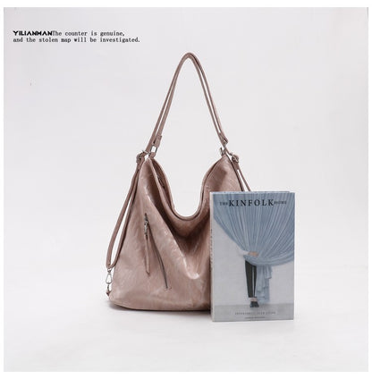 Women's Large-Capacity Daily Commute Multi-Way Backpack, Versatile Convertible Bag for Backpack, Shoulder & Crossbody Use