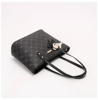 Women's Niche Design Commute Tote Bag, Large Capacity Daily Work Bag, Premium Texture Shoulder & Underarm Handbag for Commute