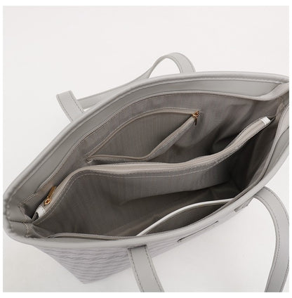 Women's Versatile Daily Commute Spacious Tote Bag, Large-Capacity College Book Bag for Students, Multi-Purpose Shoulder & Top Handle Handbag