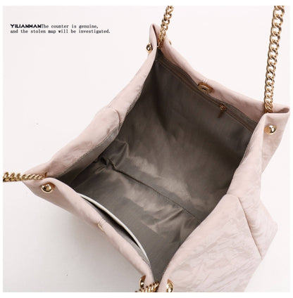 Women's Niche Unique Design Large-Capacity Tote Bag, Spacious Daily Commute Bag, Versatile Top Handle & Single Shoulder Handbag