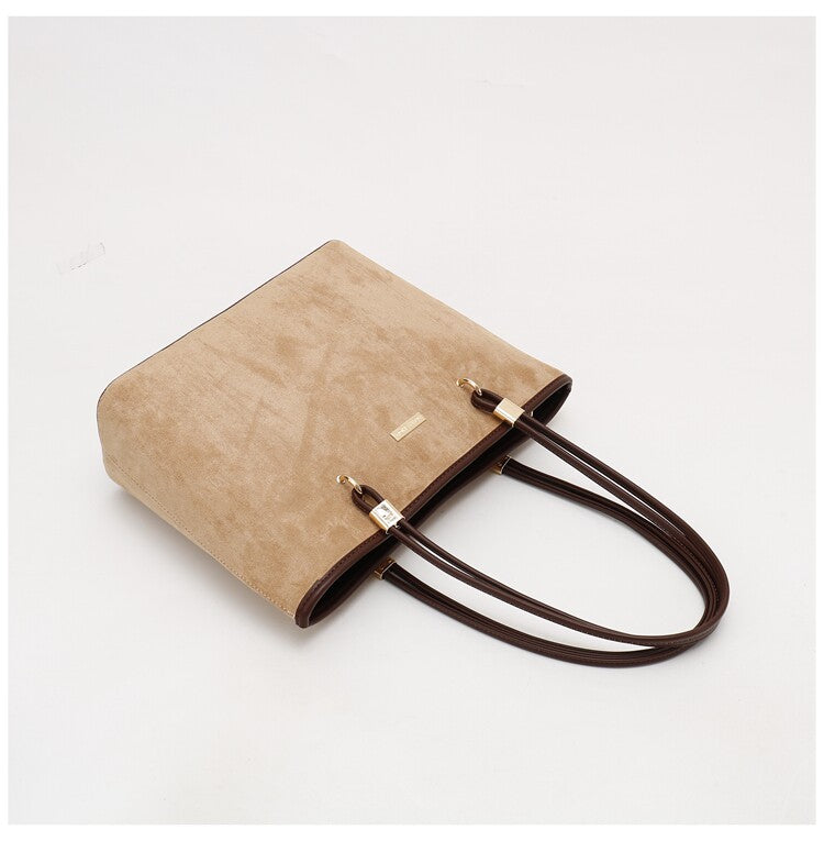 Women's New Arrival Niche Design Tote Bag, Minimalist Oversized Large Bag, Premium Texture Underarm Handbag & Top Handle Bag