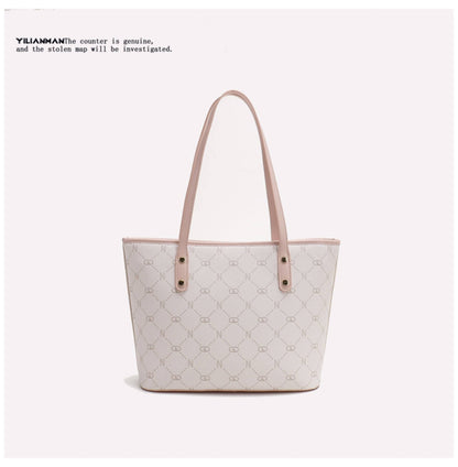 Women's Niche Design Commute Tote Bag, Large Capacity Daily Work Bag, Premium Texture Shoulder & Underarm Handbag for Commute