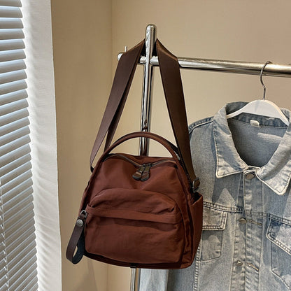 Niche Unique Vintage Casual Handbag for Women, Oxford Cloth Lightweight Shoulder Bag & Crossbody Bag