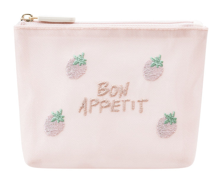 Fresh & Sweet Cute Lemon Strawberry Pineapple Pouch | Portable Tissue & Sanitary Pad Bag