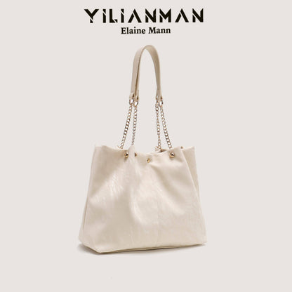 Women's Niche Unique Design Tote Bag, Large Capacity Daily Commute Bag, Versatile Underarm, Top Handle & Single Shoulder Bag