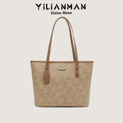 Versatile Daily Commute Spacious Tote Bag for Women, Large Capacity Red Shoulder & Top Handle Handbag, Roomy Large Bag for Work & Daily Use