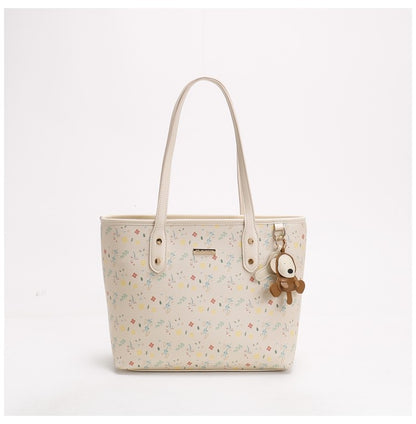Women's New Arrival Versatile Soft Underarm Tote Bag, Gentle Large Capacity Daily Commute Bag, Multi-purpose Shoulder & Top Handle Handbag for Work