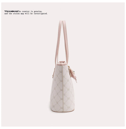 Women's Niche Design Commute Tote Bag, Large Capacity Daily Work Bag, Premium Texture Shoulder & Underarm Handbag for Commute