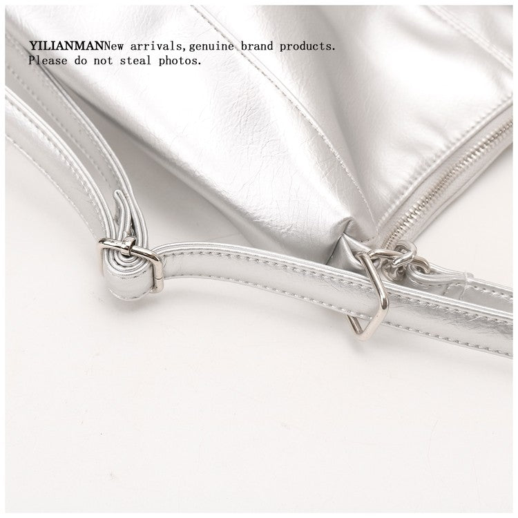 Women's Relaxed Vibe Chain Multi-Functional Tote Bag, Premium Texture Light Luxury Stylish Shoulder Bag, Versatile High-End Daily Commute Handbag