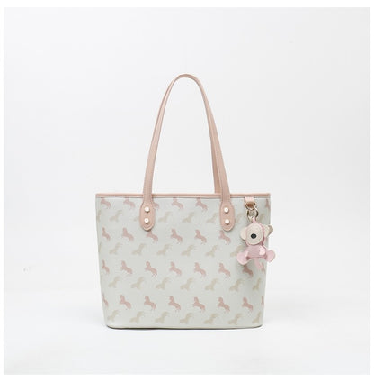 Women's New Arrival Versatile Soft Underarm Tote Bag, Gentle Large Capacity Daily Commute Bag, Multi-purpose Shoulder & Top Handle Handbag for Work