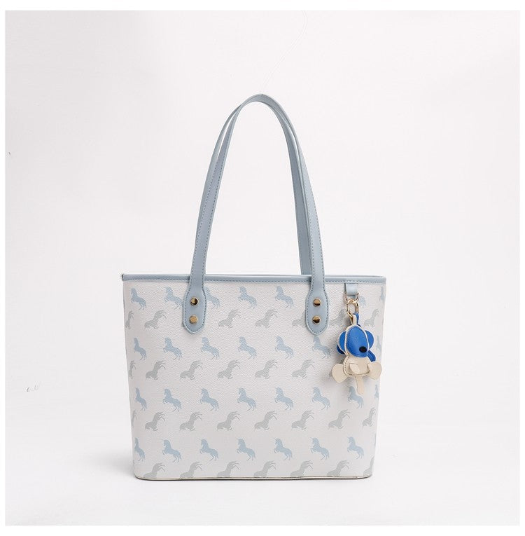 Women's New Arrival Versatile Soft Underarm Tote Bag, Gentle Large Capacity Daily Commute Bag, Multi-purpose Shoulder & Top Handle Handbag for Work