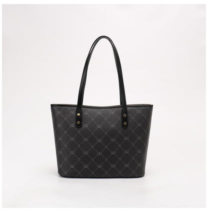 Women's New Arrival Niche Design Tote Bag, Minimalist Oversized Large Bag, Premium Texture Underarm Handbag & Top Handle Bag