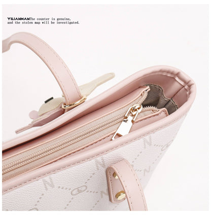 Women's Niche Design Commute Tote Bag, Large Capacity Daily Work Bag, Premium Texture Shoulder & Underarm Handbag for Commute