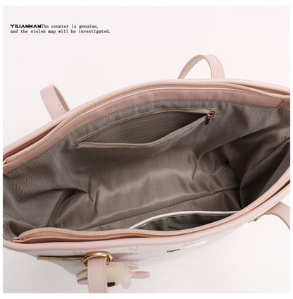 Women's Niche Design Commute Tote Bag, Large Capacity Daily Work Bag, Premium Texture Shoulder & Underarm Handbag for Commute