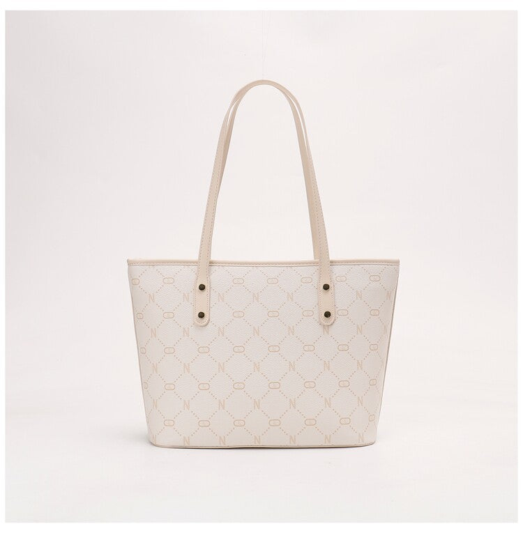 Women's New Arrival Versatile Soft Underarm Tote Bag, Gentle Large Capacity Daily Commute Bag, Multi-purpose Shoulder & Top Handle Handbag for Work