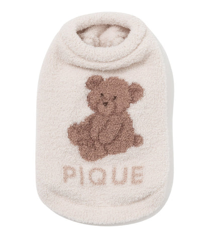 Fluffy Feather Fleece Pet Clothes | Cute Lion, Koala & Bear Printed Outfits for Small Dogs