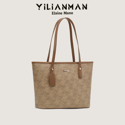 Versatile Daily Commute Spacious Tote Bag for Women, Large Capacity Red Shoulder & Top Handle Handbag, Roomy Large Bag for Work & Daily Use