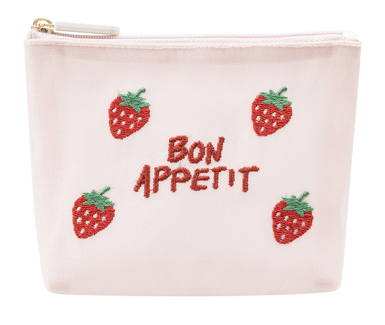 Fresh & Sweet Cute Lemon Strawberry Pineapple Pouch | Portable Tissue & Sanitary Pad Bag