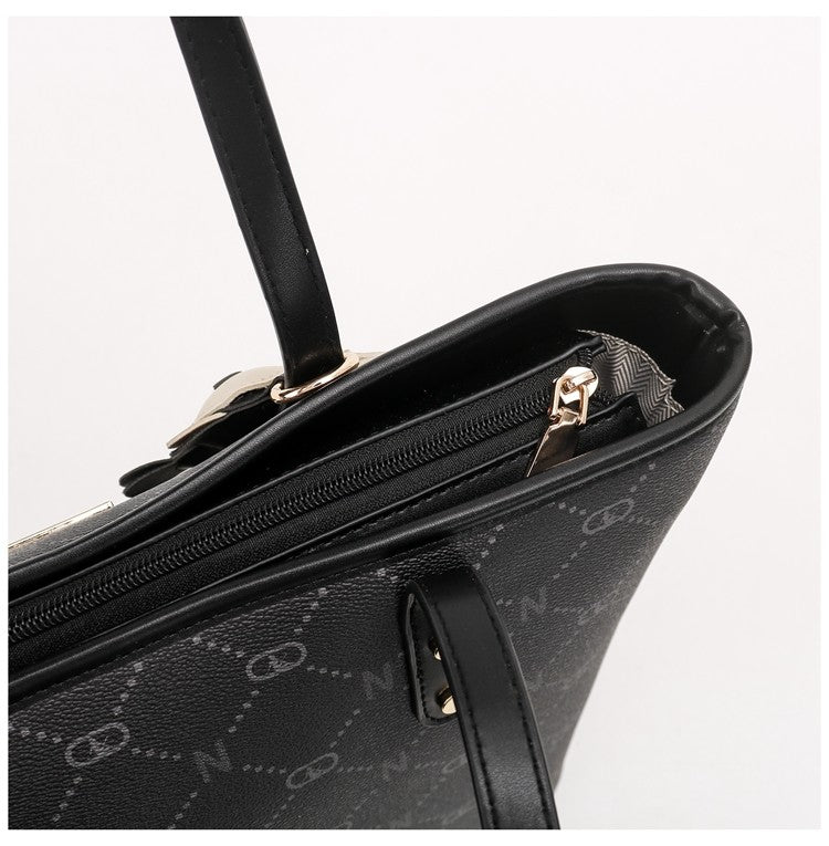 Women's New Arrival Niche Design Tote Bag, Minimalist Oversized Large Bag, Premium Texture Underarm Handbag & Top Handle Bag