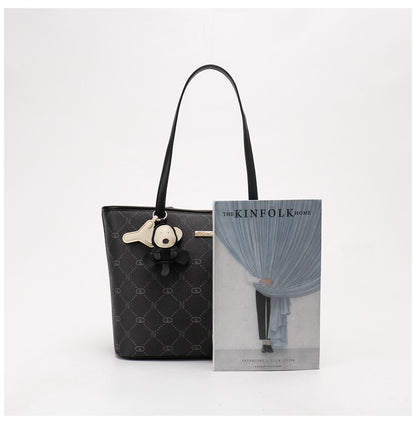 Women's New Arrival Niche Design Tote Bag, Minimalist Oversized Large Bag, Premium Texture Underarm Handbag & Top Handle Bag