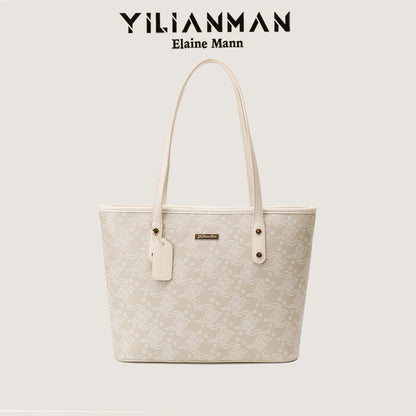 Versatile Daily Commute Spacious Tote Bag for Women, Large Capacity Red Shoulder & Top Handle Handbag, Roomy Large Bag for Work & Daily Use