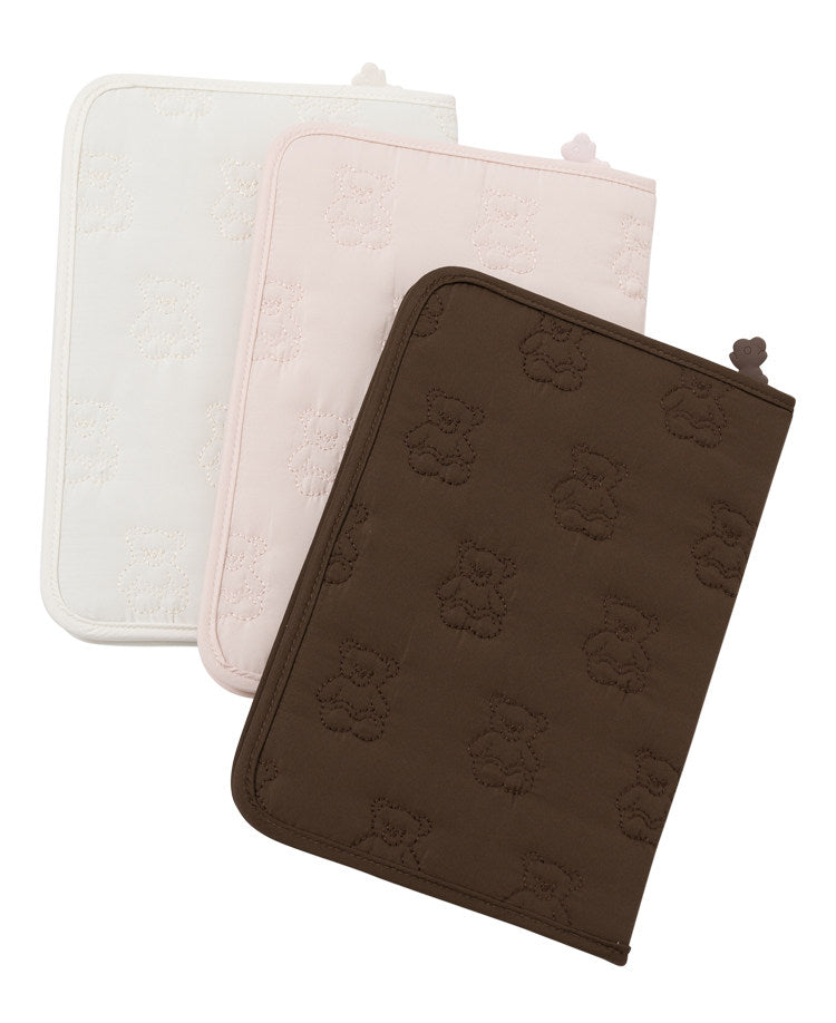 Cartoon Cute Bear Travel Organizer Bag - Passport Ticket Card Multi-Purpose Document Holder