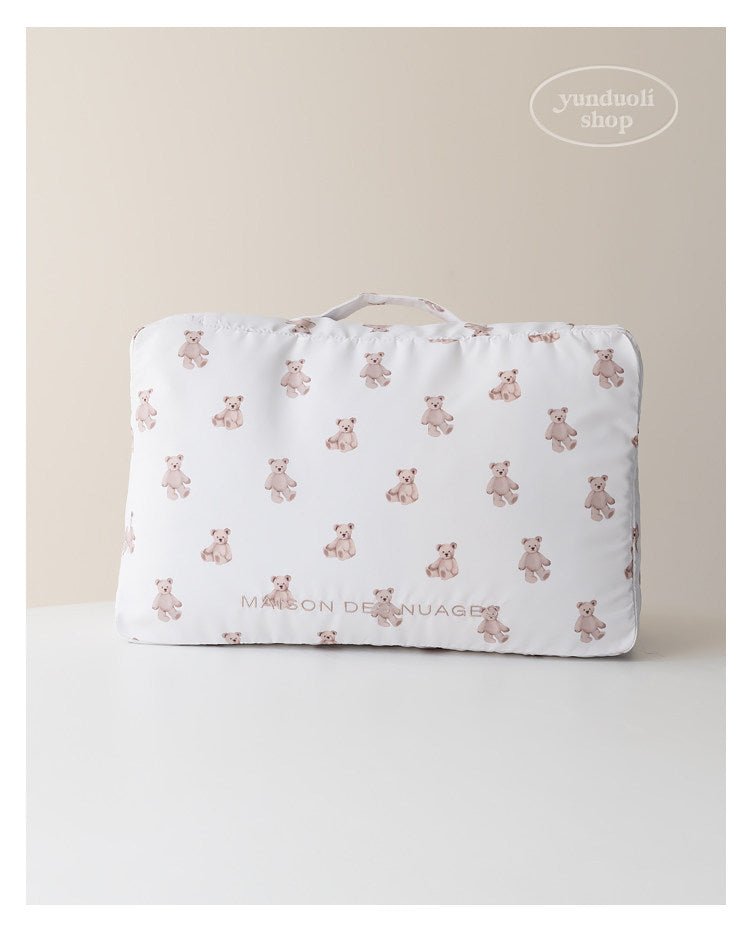 Soft, Cute and Adorable Cartoon Bear-Themed Travel Storage Set: Lightweight Storage Bags for Clothes and Underwear