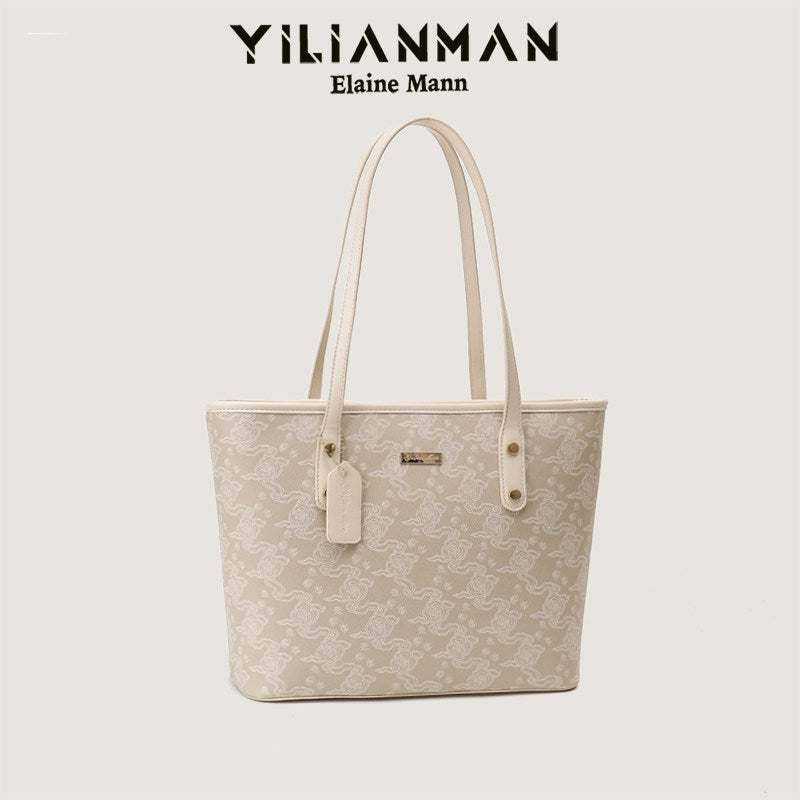 Versatile Daily Commute Spacious Tote Bag for Women, Large Capacity Red Shoulder & Top Handle Handbag, Roomy Large Bag for Work & Daily Use