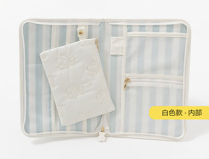 Cartoon Cute Bear Travel Organizer Bag - Passport Ticket Card Multi-Purpose Document Holder