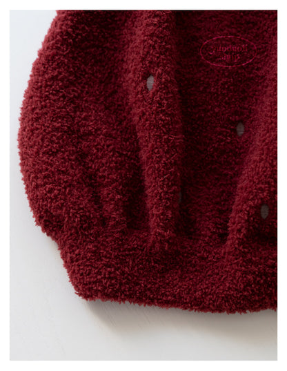 Cute Cuddly Fluffy Plush Big Strawberry Hair Drying Cap - Soft Fleece Turban Hair Wrap