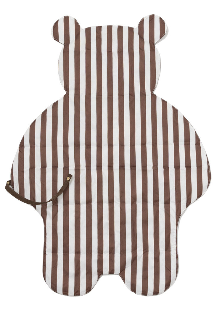 Adorable Teddy Bear Embroidered Baby Changing Pad - Foldable & Portable Travel Underpad for Infants