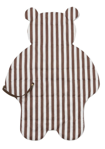 Adorable Teddy Bear Embroidered Baby Changing Pad - Foldable & Portable Travel Underpad for Infants