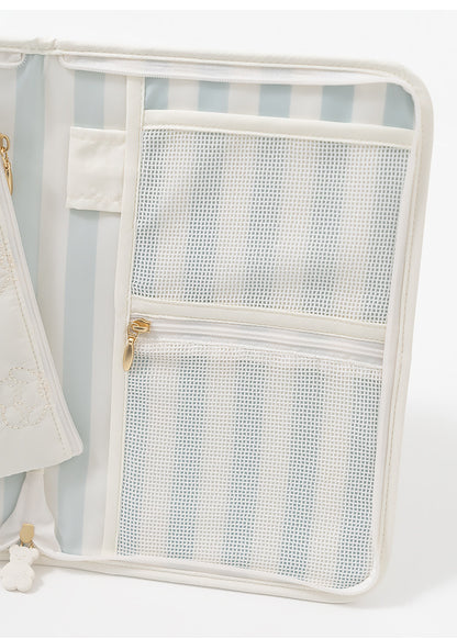 Cartoon Cute Bear Travel Organizer Bag - Passport Ticket Card Multi-Purpose Document Holder