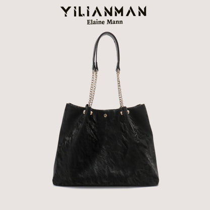 Women's Niche Unique Design Tote Bag, Large Capacity Daily Commute Bag, Versatile Underarm, Top Handle & Single Shoulder Bag