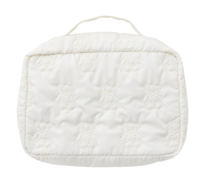 Cute Cartoon Bear Embroidery Diaper Bag | Small Handheld Storage Bag for Moms