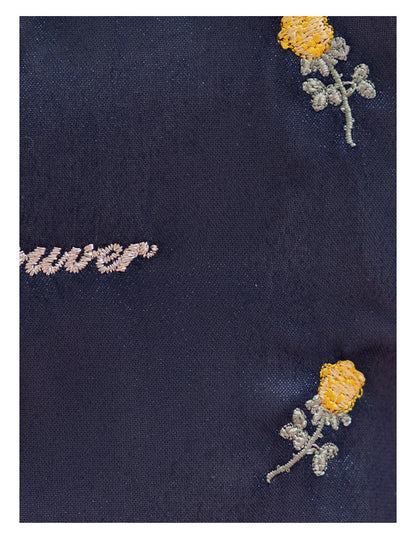 Japanese - Style Sweet & Cute Rose Embroidery Mesh Portable Sanitary Pad & Tissue Pouch