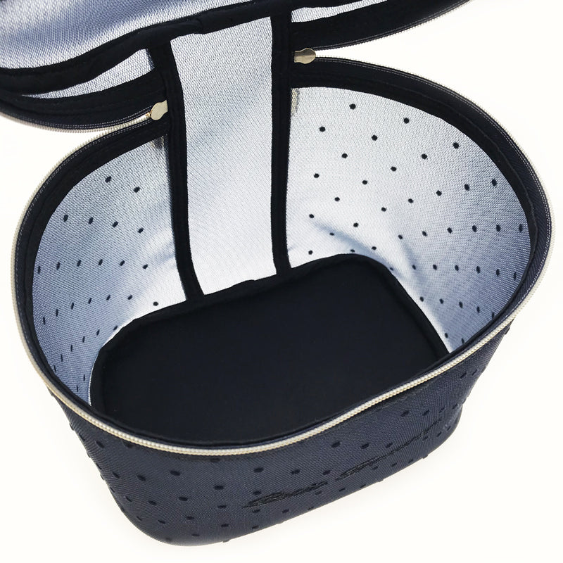 Petit Secret PETIT TROUVER Polka Dot Mesh Vanity Pouch