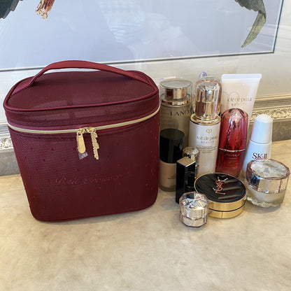 Petit Secret PETIT TROUVER Polka Dot Mesh Vanity Pouch