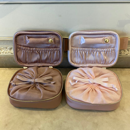 Petit Secret PETIT TROUVER Mini Bear Embroidered Storage Case Makeup Bag