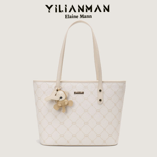 Women's New Arrival Versatile Soft Underarm Tote Bag, Gentle Large Capacity Daily Commute Bag, Multi-purpose Shoulder & Top Handle Handbag for Work