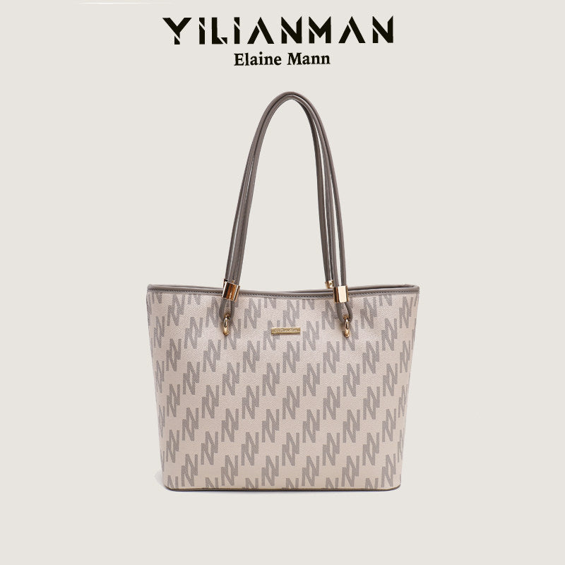Women's Niche Design Underarm Commute Tote Bag, Large Capacity Daily Handbag, Versatile Shoulder & Top Handle Bag for Work & Commute