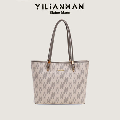 Women's Niche Design Underarm Commute Tote Bag, Large Capacity Daily Handbag, Versatile Shoulder & Top Handle Bag for Work & Commute