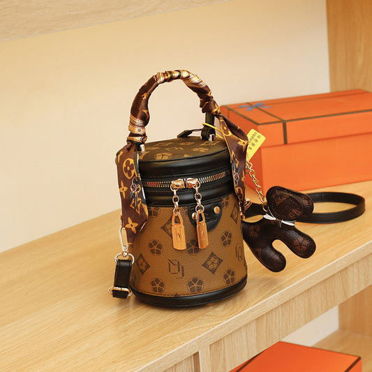 Women's Stylish Small Trendy Crossbody Bag, Spring & Summer Versatile Bucket Bag, Premium Texture Shoulder & Crossbody Handbag