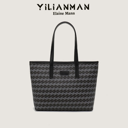 Women's Versatile Daily Commute Spacious Tote Bag, Large-Capacity College Book Bag for Students, Multi-Purpose Shoulder & Top Handle Handbag