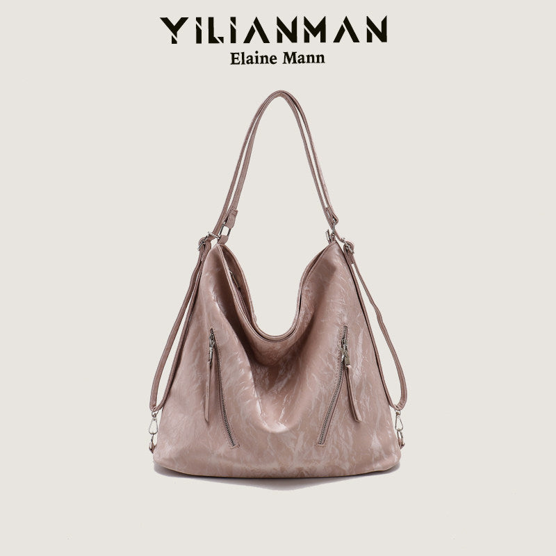 Women's Large-Capacity Daily Commute Multi-Way Backpack, Versatile Convertible Bag for Backpack, Shoulder & Crossbody Use